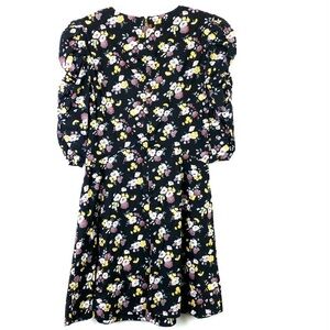 LA VIE REBECCA TAYLOR floral puffer sleves dress